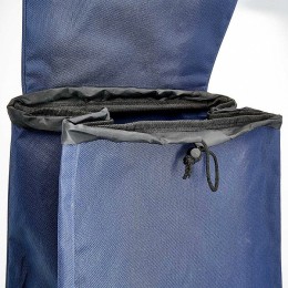 DELTA Тележка багажная ручная 25 кг DT-20 синяя с красной клеткой