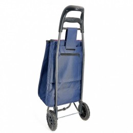 DELTA Тележка багажная ручная 25 кг DT-20 синяя с красной клеткой