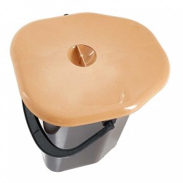 DELTA Ведро-туалет 17 л с крышкой СУПЕРПРОЧНОЕ 78