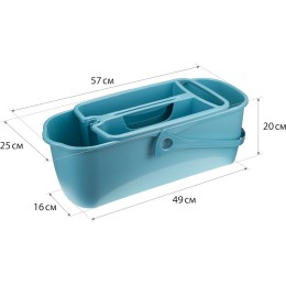 М-ПЛАСТИКА Ведро 17,0 л. с органайзером Гранд М 2419 микс