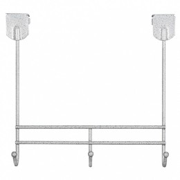 DELTA Вешалка надверная Нота 3 ВНД 308 БС белое серебро