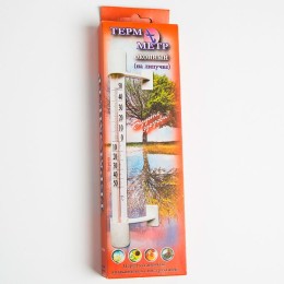 DELTA Термометр оконный стеклянный Липучка Т-5 498696 в коробке