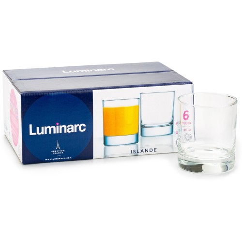 Набор стаканов для виски 300мл Luminarc Islande j0019