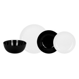 LUMINARC Набор столовый 19пр. Diwali Black&White P4360