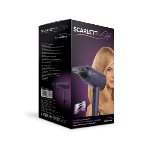 Фен Scarlett 1600W SC-HD70I39