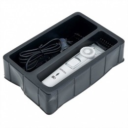 DELTA Машинка для стрижки LUX DE-4208A белая с серебристым