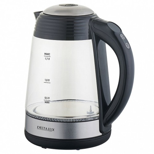 Электрический чайник Delta LUX DE-1009 черный