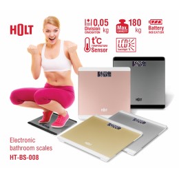 HOLT Весы напольные электронные HT-BS-008 rose