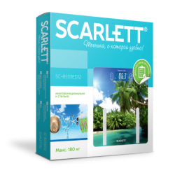 SCARLETT Весы напольные электронные SC-BS33ED12