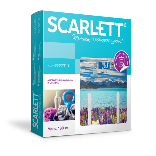 Весы напольные электронные Scarlett SC-BS33ED11