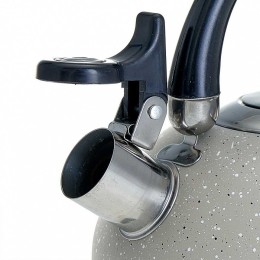 WEBBER Чайник 2,5 л. BE-0538 бежевый мрамор