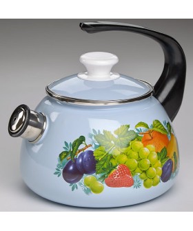КМК Эмалированный чайник 2,0л. 43615-103/6-У4 голубой