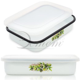 ЭСТЕТ Лоток с пластиковой крышкой микс 1,5 л ЭТ-711055 микс