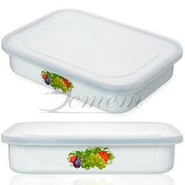 ЭСТЕТ Лоток с пластиковой крышкой микс 1,5 л ЭТ-711055 микс