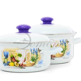 ЭСТЕТ Набор посуды 4пр Прованс цилиндрический 2,0+3,0 л ЭТ-71520