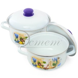 ЭСТЕТ Набор посуды 4пр Прованс цилиндрический 2,0+3,0 л ЭТ-71520