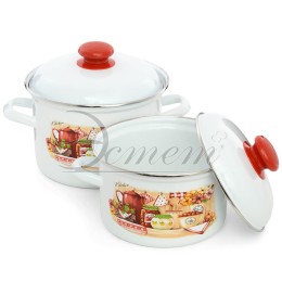 ЭСТЕТ Набор посуды 4 пр Кухня цилиндрический 2,0 л 3,0 л ЭТ-71721 микс