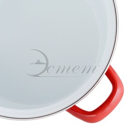 ЭСТЕТ Набор посуды 6 пр Горошинки на красном цилиндрический 2,0 л 3,0 л 4,5 л ЭТ-72412