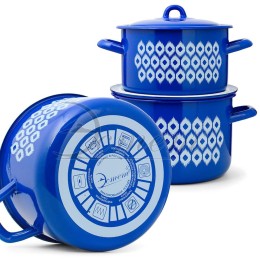 ЭСТЕТ Набор посуды 4 пр  Восточная цилиндрический 2,9+4,3 л ЭТ-72831