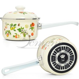 ЭСТЕТ Ковш 1,0 л Гарденс крышкой ЭТ-711032 микс