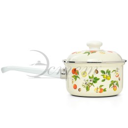 ЭСТЕТ Ковш 1,0 л Гарденс крышкой ЭТ-711032 микс