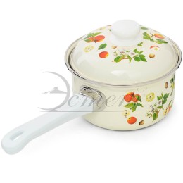 ЭСТЕТ Ковш 1,0 л Гарденс крышкой ЭТ-711032 микс