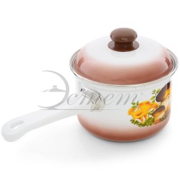 ЭСТЕТ Ковш 1,5л Грибы с крышкой ЭТ-712033