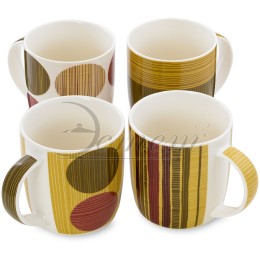 ЭСТЕТ Кружка 360мл. Бамбук ЭТ-70518 микс