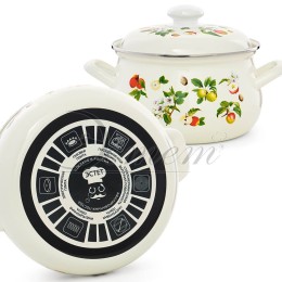 ЭСТЕТ Кастрюля 3,0 л Гарден ЭТ-711022 грушевидная