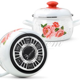 ЭСТЕТ Кастрюля 2,0 л Гардения ЭТ-72715 сферическая