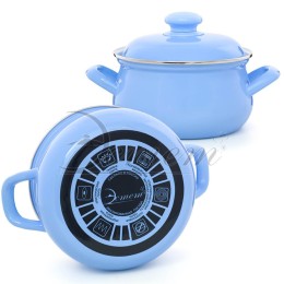 ЭСТЕТ Кастрюля 2,0 л ЭТ-72301грушевидная голубая