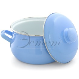 ЭСТЕТ Кастрюля 3,0 л ЭТ-72302 грушевидная голубая