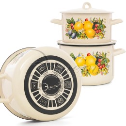 ЭСТЕТ Набор посуды 4 пр Изобилие цилиндрический 2,9 л 4,3 л ЭТ-72953