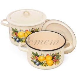 ЭСТЕТ Набор посуды 4 пр Изобилие цилиндрический 2,9 л 4,3 л ЭТ-72953