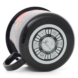 ЭСТЕТ Кружка 1,0 л Красные маки с крышкой  ЭТ-72805