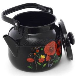 ЭСТЕТ Чайник 3,5 л Красные маки ЭТ-72809