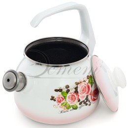 ЭСТЕТ Чайник 2,5 л Розы и кофе ЭТ-71605