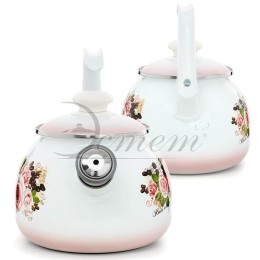 ЭСТЕТ Чайник 2,5 л Розы и кофе ЭТ-71605