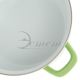 ЭСТЕТ Кастрюля 4,5 л ЭТ-72503 цилиндрическая салатовая