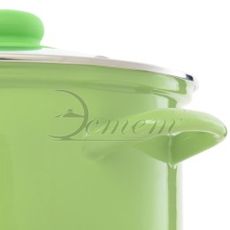 ЭСТЕТ Кастрюля 4,5 л ЭТ-72503 цилиндрическая салатовая