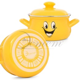 ЭСТЕТ Кастрюля 2,0 л Улыбка ЭТ-72915 грушевидная