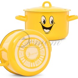 ЭСТЕТ Кастрюля 2,9 л Улыбка ЭТ-72919 цилиндрическая