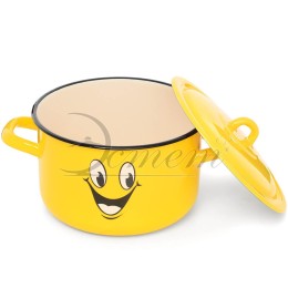 ЭСТЕТ Кастрюля 2,9 л Улыбка ЭТ-72919 цилиндрическая