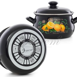 ЭСТЕТ Кастрюля 3,0 л Цитрус ЭТ-72861 грушевидная