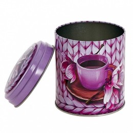 DELTA Банка жестяная 0.8л. Чайное наслаждение Ц99h110v080-01854