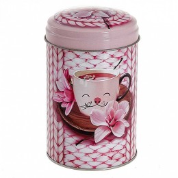 DELTA Банка жестяная 1.1 л. Чайное наслаждение Ц99h145v110-01855