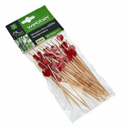 WEBBER Шпажки для канапе бамбуковые декоративные 50 штук 12 см BE-00051/1