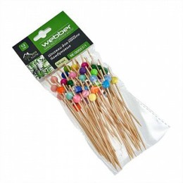 WEBBER Шпажки для канапе бамбуковые декоративные 50 штук 12 см BE-00057/1