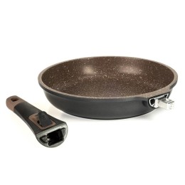 LARA Сковорода 28см Monaco Choco LR01-60-28