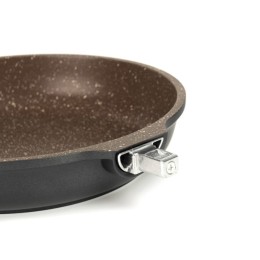 LARA Сковорода 28см Monaco Choco LR01-60-28